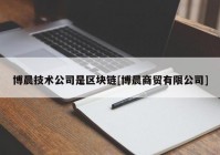 博晨技术公司是区块链[博晨商贸有限公司]